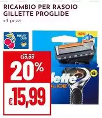 Gillette - Ricambio Per Rasoio Proglide