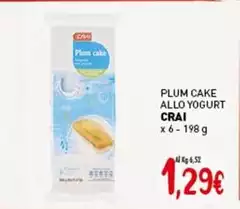 Crai - Plum Cake Allo Yogurt
