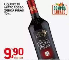 Zedda piras - Liquore Di Mirto Rosso