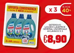 General - Detersivo Liquido Lavatrice Universale