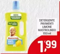 Mastro lindo - Detergente Pavimenti Limone