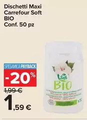 Carrefour Soft Bio - Dischetti Maxi