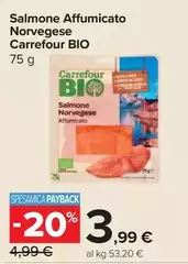 Carrefour Bio - Salmone Affumicato Norvegese