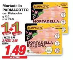 Parmacotto - Mortadella Con Pistacchio