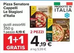 Le stagioni d'italia - Pizza Senatore Cappelli