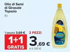 Topazio - Olio Di Semi Di Girasole
