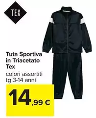 Tex - Tuta Sportiva In Triacetato