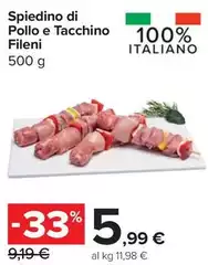 Fileni - Spiedino Di Pollo E Tacchino