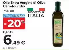 Carrefour Bio - Olio Extra Vergine Di Oliva 