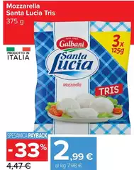 Galbani - Mozzarella Santa Lucia Tris
