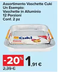 Cuki - Vaschette In Alluminio