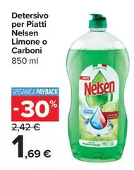 Nelsen - Detersivo Per Piatti Limone O Carboni