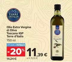 Terre d'Italia - Olio Extra Vergine Di Oliva Toscano IGP