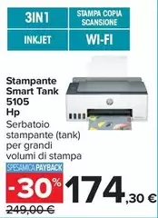 HP - Stampante Smart Tank 5105