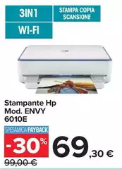HP - Stampante Mod. Envy 6010E