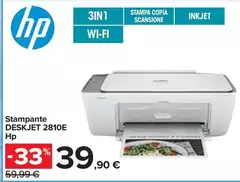 HP - Stampante Deskjet 2810e