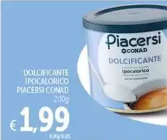 Conad - Dolcificante Ipocalorico Piacersi