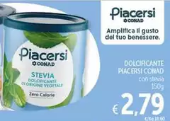 Conad - Dolcificante Piacersi