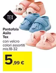 Tex - Pantofola Asilo
