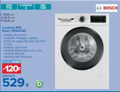 Bosch - Lavatrice 9Kg WGG2422