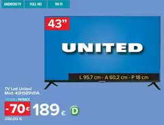 TCL - Tv Led Limited Mod. 43HS88VDA