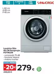 Db - Lavatrice Slim 45 Cm FS714CA9