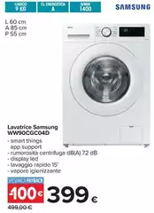 Samsung - Lavatrice WW90CGC04D