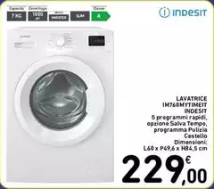 Indesit - Lavatrice IM760TMTMTMTMIMPAET