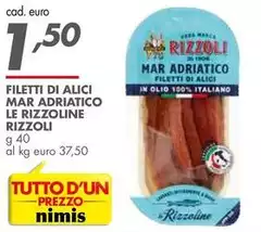 Rizzoli - Filetti Di Alici Mar Adriatico Le ne