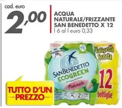 San Benedetto - Acqua Naturale/Frizzante
