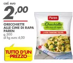 Paren - Orecchiette Alle Cime Di Rapa