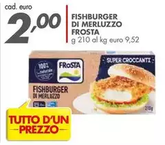 Frosta - Fishburger Di Merluzzo