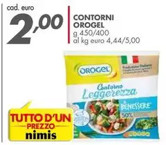 Orogel - Contorni