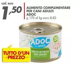 Adoc - Alimento Complementare Per Cani