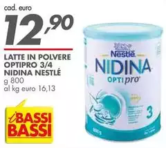 Nestlè - Latte In Polvere Optipro 3/4 Nidina