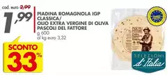 Piadina romagnola - Piadina Romagnola IGP Classica/Olio Extra Vergine Di Oliva