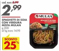 Mulan - Spaghetti Di Soia Con Verdura Mista