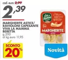 Beretta - Margherite Astice/ Ravioloni Capesante Viva La Mamma