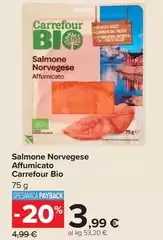 Carrefour Bio - Salmone Norvegese Affumicato