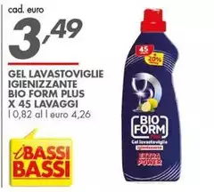 Bio - Gel Lavastoviglie Igienizzante  Form Plus