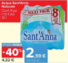 Sant'anna - Acqua Naturale