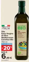 Carrefour Bio - Olio Extra Vergine Di Oliva Mediterraneo