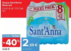Sant'anna - Acqua Naturale