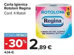Regina - Carta Igienica Rotoloni