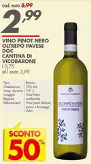 Vicobarone - Vino Pinot Nero Oltrepo Pavese DOC Cantina Di