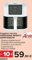 Ardes - Friggitrice Ad Aria Friggisana Infinity ARFRYA08LVW