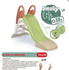 Smoby - Scivolo Ks Water Fun 