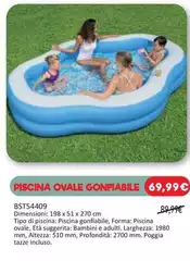Piscina Ovale Gonfiabile