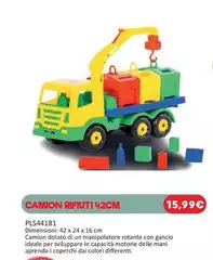 Camion Rifiuti 42cm