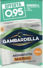 Gambardella - Maxi Asciugatutto 2 Veli 2 Rotoli